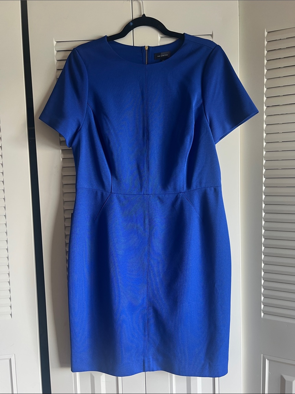 The Limited Royal Blue Sheath Midi Dress - Size 12 - New With Tags